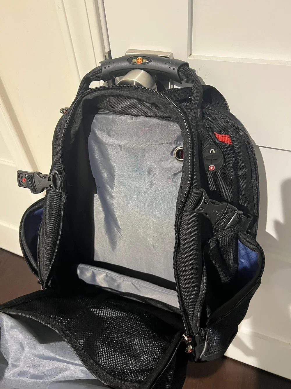 SwissGear Blue and Black Men's Backpack - SwissGear